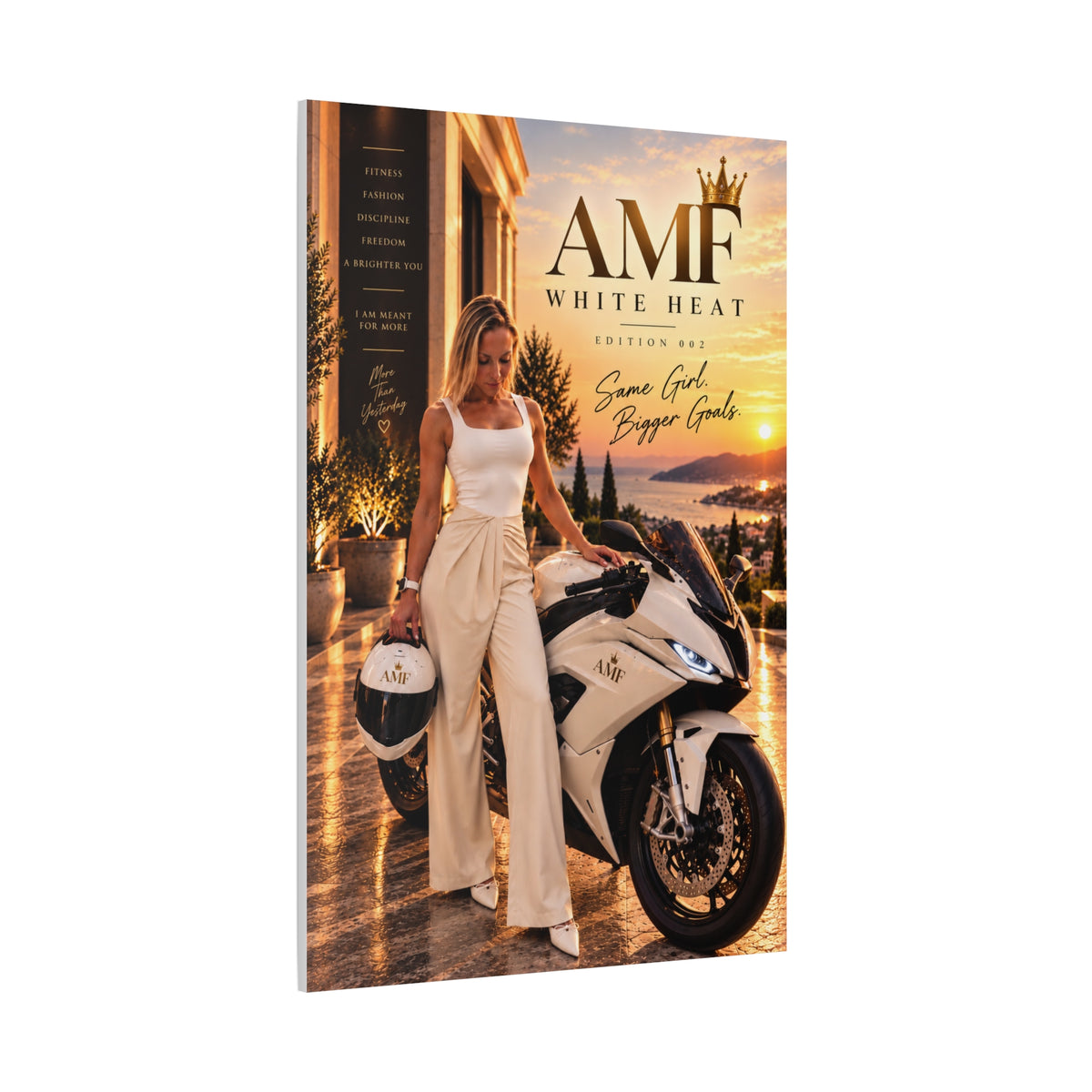 AMF WHITE HEAT — Edition 002 | Statement Canvas Wall Art