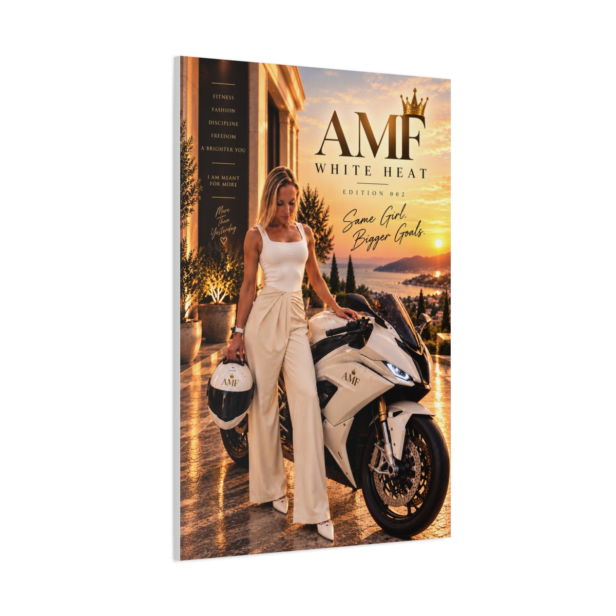 AMF WHITE HEAT — Edition 002 | Statement Canvas Wall Art