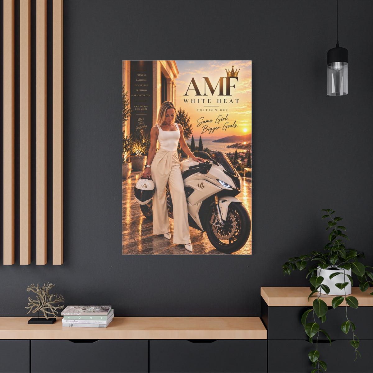 AMF WHITE HEAT — Edition 002 | Statement Canvas Wall Art